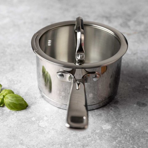 RONDEL STALOWY Z POKRYWĄ 16cm 1,6L VCASA VC-90121 VELORA