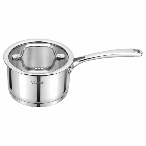 RONDEL STALOWY Z POKRYWĄ 16cm 1,6L VCASA VC-90121 VELORA
