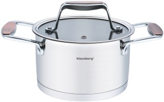 Garnek stalowy Klausberg 16 cm 1,8 l KB-7225