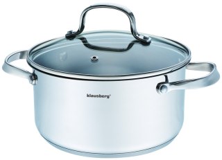 Garnek stalowy Klausberg 20 cm 3,3 l KB-7213