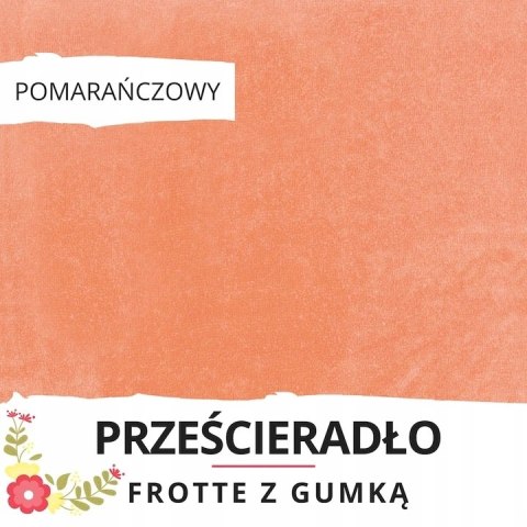 bawełniane prześcieradło frotte z gumką