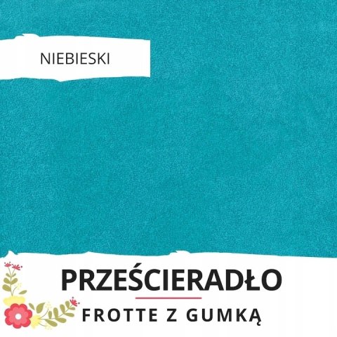 tanie prześcieradło z gumką frotte 200x220