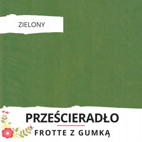 Prześcieradło z gumką z frotte rozmiar 200x220 różne kolory