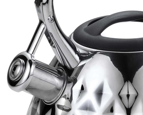 Czajnik z gwizdkiem Klausberg 3 l kolor srebrny KB-7413