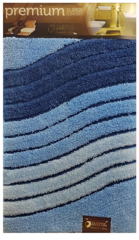 jarpol pojedynczy dywanik premium wzór fala