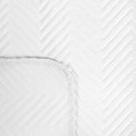 Narzuta welwetowa SOFIA 200x220 cm kolor biały