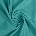 Zasłona z miękkiej tkaniny Ada 140x250 cm kolor turkusowy przelotki