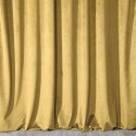 Zasłona gotowa Pierre 140x300 cm kolor musztardowy taśma