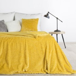 Narzuta dekoracyjna na łóżko AMBER 200X220 kolor musztardowy