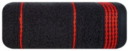 Ręcznik bawełniany MIRA 70x140 cm kolor czarny