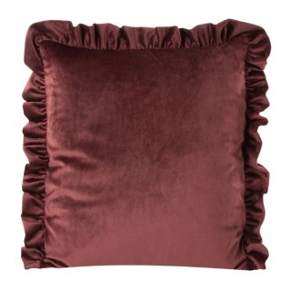 POSZEWKA OZDOBNA NA PODUSZKĘ VELVET 25 N 45X45 CZER FALBANA