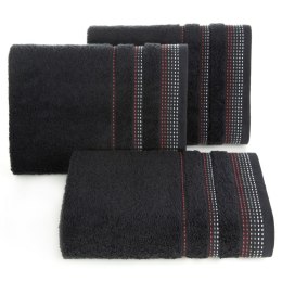 Ręcznik do rąk Pola z bawełny 30x50 kolor czarny