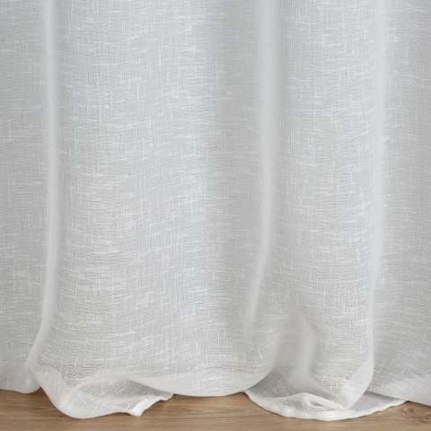 Firana gotowa Lexy kolor biały 300x250 cm przelotki