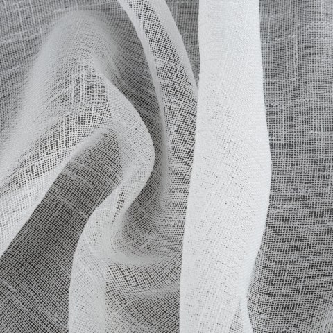 Firana gotowa Lexy kolor biały 300x250 cm przelotki