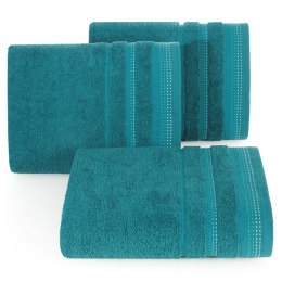Ręcznik do rąk Pola z bawełny 30x50 kolor ciemny turkus