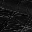 Narzuta welwetowa KRISTIN 220x240 cm kolor czarny
