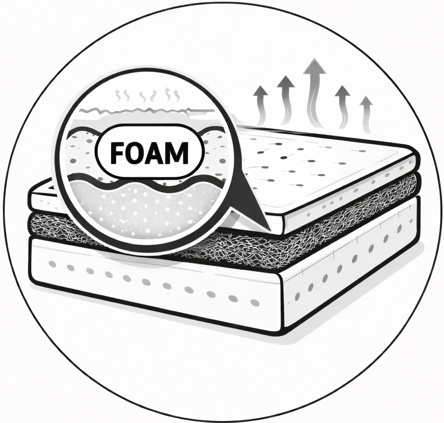 Materace z pianki wysokoelastycznej