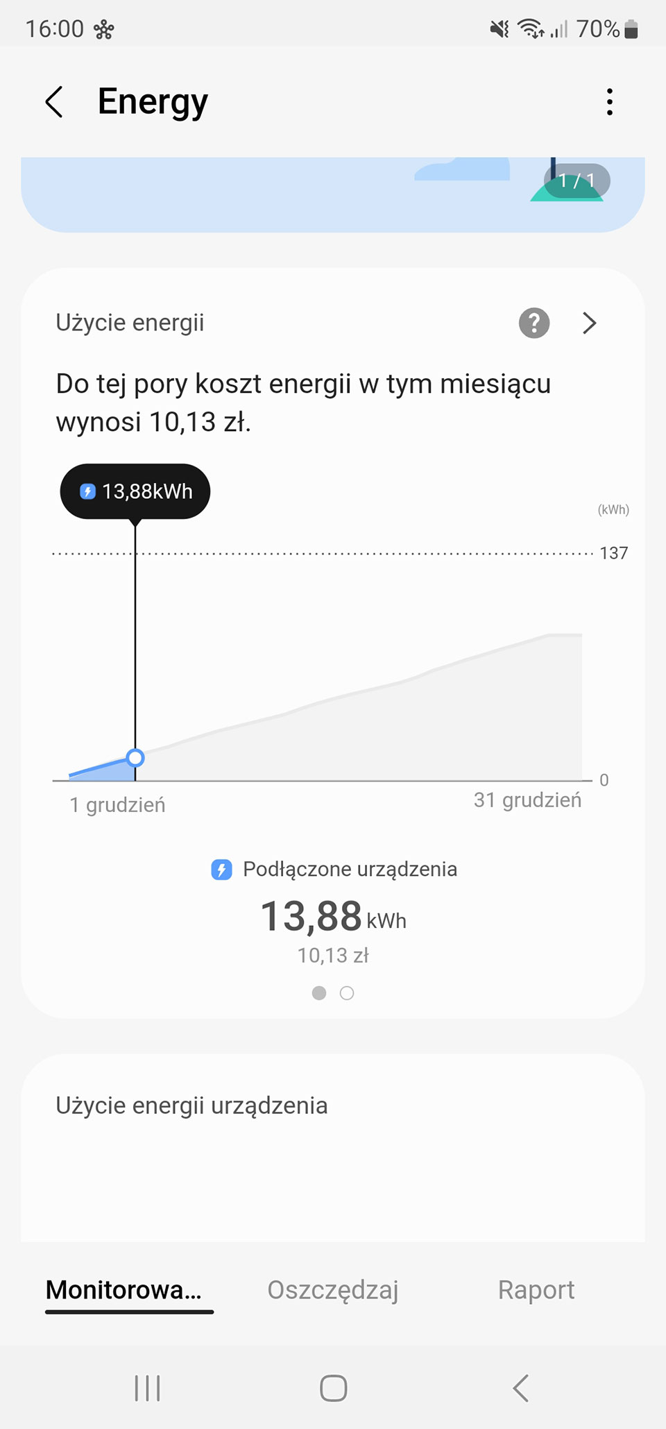 Widzisz szacowane koszty energii